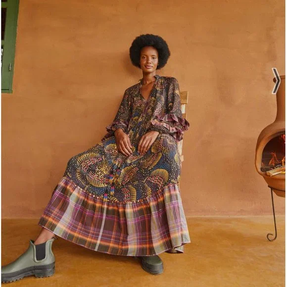 chinese dress ladies Butter Yellow Boho Beauty Lenzing™ Ecovero™ Euroflax™ Maxi Dress main image 1